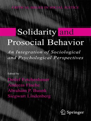 cover image of Solidarity and Prosocial Behavior